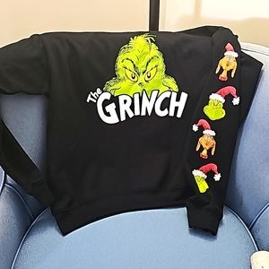 The Grinch Large(Junior fit) sweatshirt.